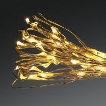 Prodotto Catena luminosa a LED anni &#39;40 a batterie bianco caldo