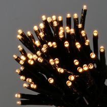 Catena luminosa a LED nera, bianca calda 448 per esterno 3m