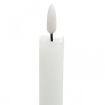 Prodotto Candela LED cera candela da tavolo bianco caldo per batteria Ø2cm 24cm 2pz