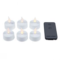 Prodotto Candele da tè a LED con telecomando Ø3,5 cm 6 pz