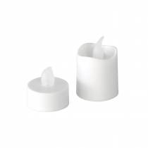 Prodotto Candele LED tea light effetto fiamma bianco caldo set di 16 batterie assortite 32