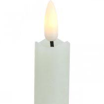 Candele LED in cera color crema per batteria Ø2cm 24cm 2pz