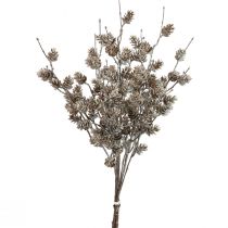 Prodotto Ramo di larice rami decorativi artificiali coni bianchi 52 cm 3 pz