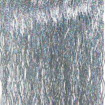 Prodotto Decorazione per albero in argento tinsel Decorazione natalizia 50 cm