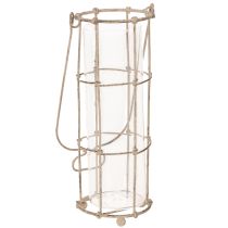 Prodotto Lanterna da giardino, in metallo, a vento, Ø8,5 cm, H23/18,5/14,5 cm, set da 3 pezzi