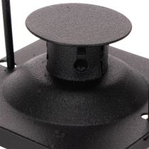 Prodotto Lanterna nera con manico per lumino, 16 cm, 2 pezzi