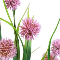 Prodotto Fiori artificiali palla fiore allium ornamentale cipolla artificiale rosa 45 cm