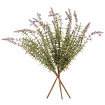 Prodotto Erbe artificiali di lavanda su uno stelo con 7 rami 40cm 3pz