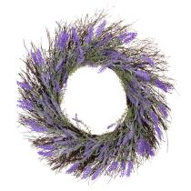 Prodotto Corona di lavanda per la primavera, decorazione per porte, elemento decorativo per l'ingresso, 60 cm