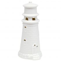 Faro con LED 17,5 cm bianco opaco