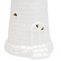 Faro con LED 17,5 cm bianco opaco