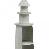Prodotto Faro Shabby Chic Crema Marittimo Deco Ø13cm H41.5cm