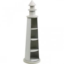 Prodotto Faro Shabby Chic Crema Decorazione Estiva Marittimo Ø14,5cm H51cm