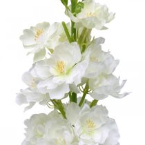Levkoje Fiore artificiale bianco Fiore artificiale stelo 78 cm