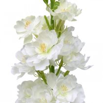 Prodotto Levkoje Fiore artificiale bianco Fiore artificiale stelo 78 cm