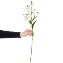 Prodotto Fiore di giglio artificiale, replica realistica, decorazione durevole per spazi abitativi, 66 cm, 2 pezzi