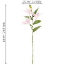Prodotto Giglio artificiale, fiore a stelo, decorazione, 68 cm, 3 pezzi