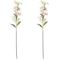Prodotto Giglio artificiale come stelo floreale per una decorazione elegante e di facile manutenzione, 82 cm, 2 pezzi