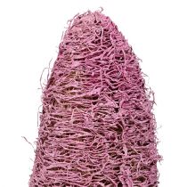 Luffa su bastoncino grande rosa, erica 8cm - 30cm 25p