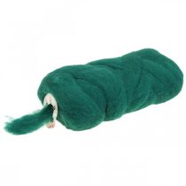 Cordone di lana cordone di lana fusibile in feltro verde scuro 10m