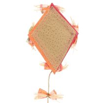 Prodotto Divertente drago decorativo da appendere arancione 18×26cm 2 pezzi