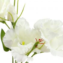 Prodotto Fiore artificiale Lysianthus bianco L87,5 cm