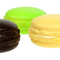 Prodotto Pasticceria meringata macaron decorativa, colorata assortita. 5 cm 8 pezzi