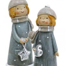 Prodotto Figure deco figure per bambini invernali ragazze H14,5 cm 2 pezzi