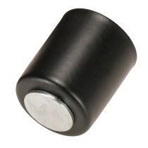 Prodotto Portacandele magnetico, metallo nero, H3cm, 4 pezzi