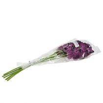 Prodotto Mokara orchidea viola 50 cm artificiale 6 pezzi