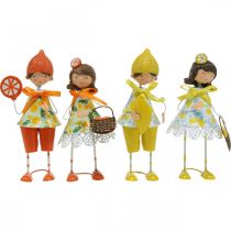 Prodotto Piccoli frutti, decorazione estiva, figure limoni arance H17/18cm 4pz