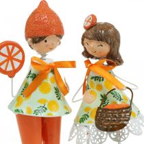 Prodotto Piccoli frutti, decorazione estiva, figure limoni arance H17/18cm 4pz