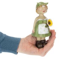 Prodotto Statuette decorative raffiguranti una coppia di contadini, divertenti decorazioni per il soggiorno e per l'estate, 17 cm, 2 pezzi.
