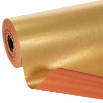 Prodotto Rotolo di carta per decorazioni floreali, oro/rosso, 25 cm x 100 m, forniture per fioristi