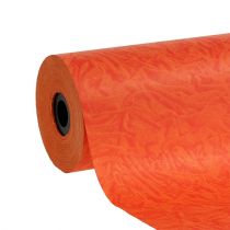 Polsino in carta arancio-rosso 25cm 100m