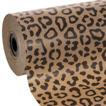 Prodotto Carta da regalo, fantasia leopardata, rotolo da 25 cm, 100 m, ideale per confezioni regalo.