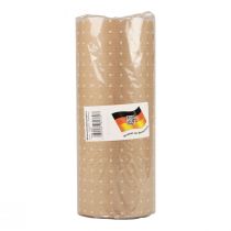 Prodotto Polsino in carta velina pois naturali 25 cm 100 m