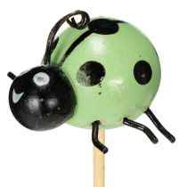 Prodotto Statuette decorative a forma di coccinella per vasi e composizioni floreali primaverili, 32 cm, 8 pezzi