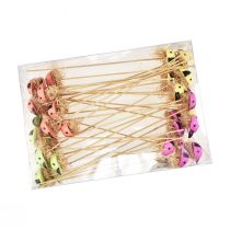 Prodotto Tappi decorativi per fiori coccinella in legno 2,5x3,5x2cm 32pz