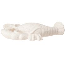 Prodotto Decorazione marittima Figura in ceramica Aragosta bianca 17,5×9×3cm