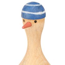 Prodotto Gabbiani marittimi decorativi in legno blu blu scuro H14cm 6 pz