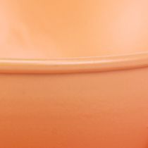 Prodotto Tazza decorativa in metallo arancione Ø11,5 cm H6 cm con piattino 2 pezzi