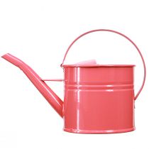 Prodotto Annaffiatoio decorativo in metallo, vaso per fiori rosa, 1,25 l, per interni/esterni, balcone