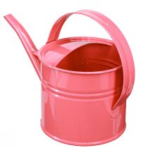 Prodotto Annaffiatoio decorativo in metallo, vaso per fiori rosa, 1,25 l, per interni/esterni, balcone