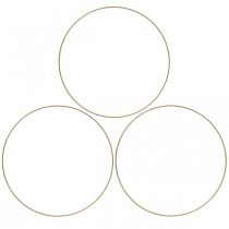 Prodotto Anello decorativo anello in metallo Anello scandinavo anello decorativo oro Ø20.5cm 6pz