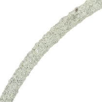 Prodotto Anello decorativo in metallo su supporto in legno per decorazione da tavola, 43 cm