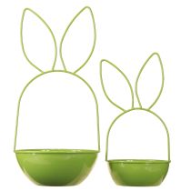 Prodotto Fioriera a forma di coniglio per decorazioni primaverili e pasquali, soggiorno, cucina, decorazione da giardino, 33 cm