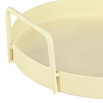 Prodotto Vassoio rotondo per sala da pranzo, soggiorno e decorazione, 22 cm
