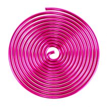 Filo di lumaca in metallo lumaca rosa 2mm 120cm 2 pezzi