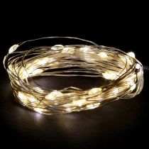 Prodotto Micro luci LED fatate 20 bianco caldo con timer per batteria 6 pezzi